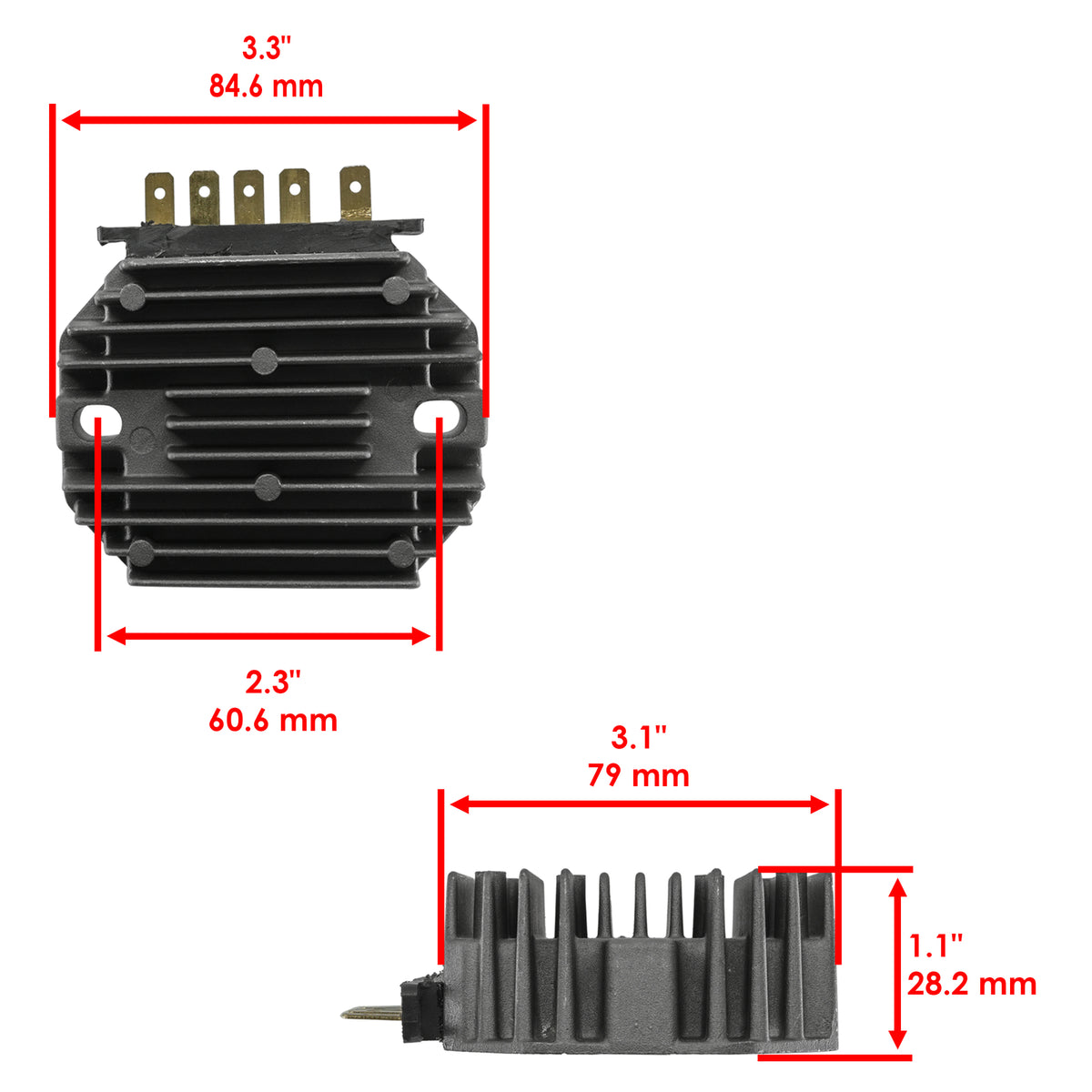 Regulator Rectifier for John Deere Tractor 670 770 870 (New)