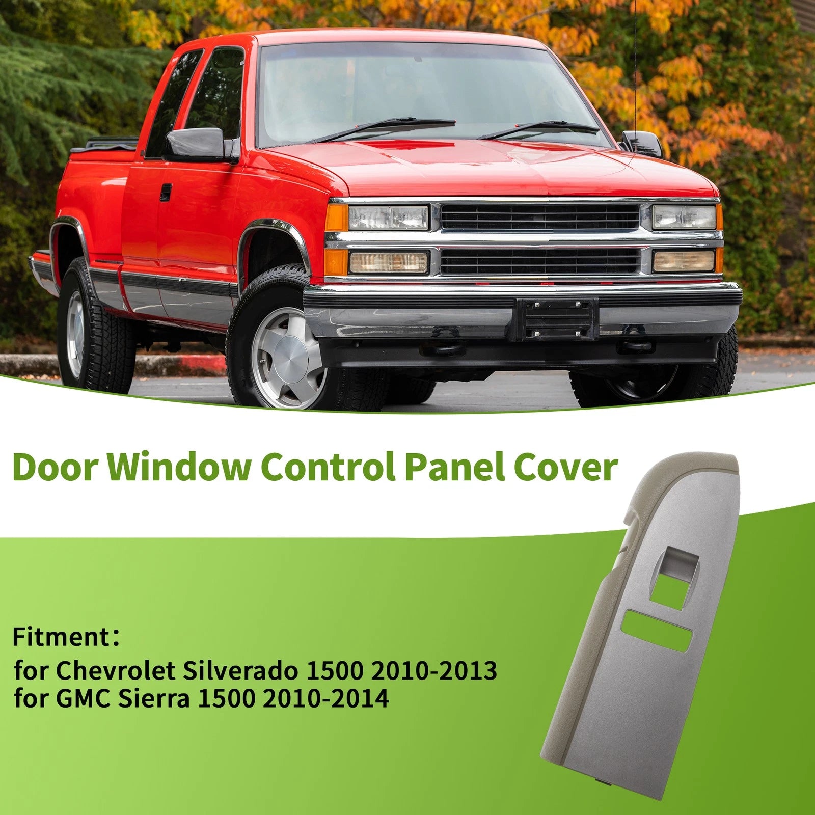 Window Switch Bezel Cover for Chevrolet Silverado 1500 (2010–2013)