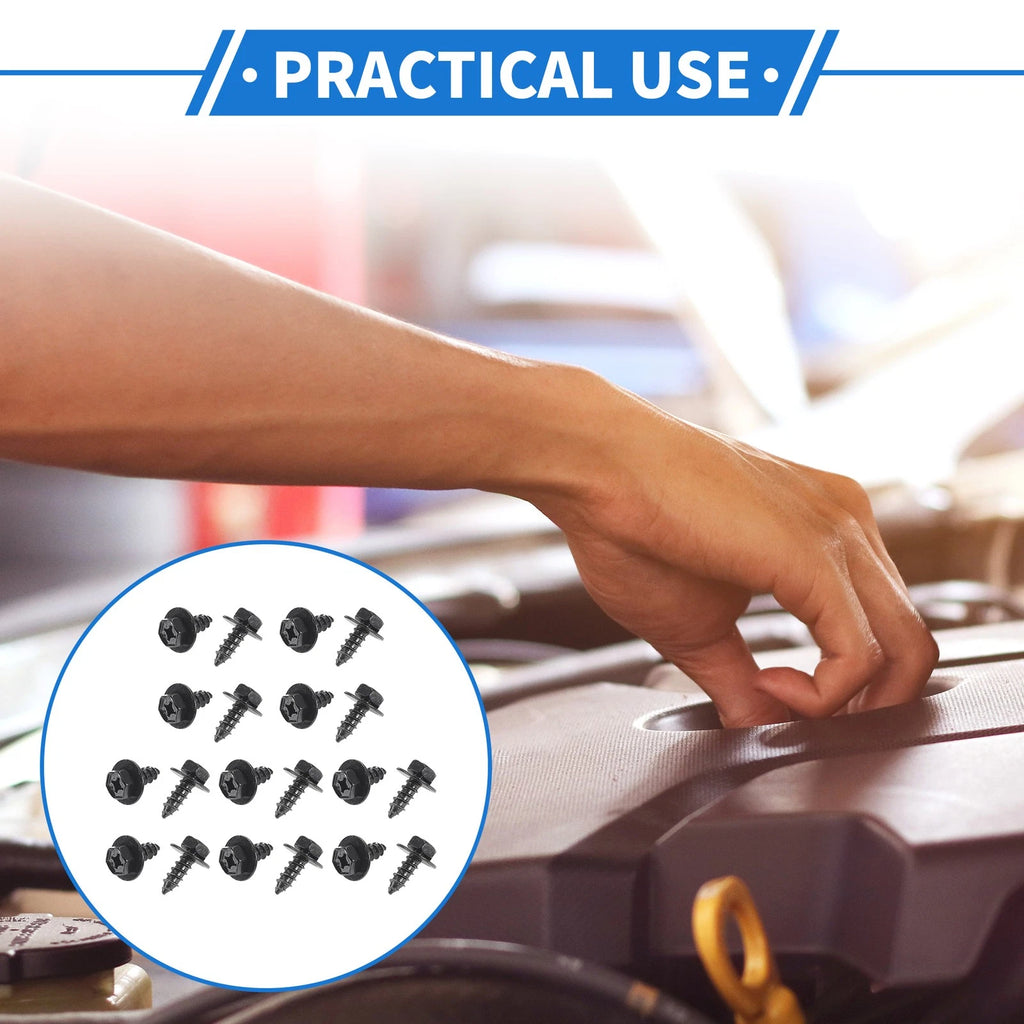 Car Fender Liner Splash Shield Screw Replacement Set for Scion XD (2008–2014)