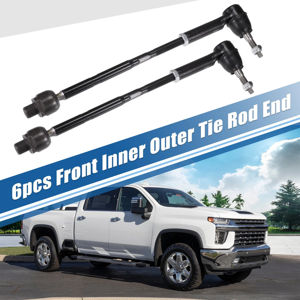 4PCS Front Inner Outer Tie Rod End Links Kit for Chevrolet Camaro (2010–2015)