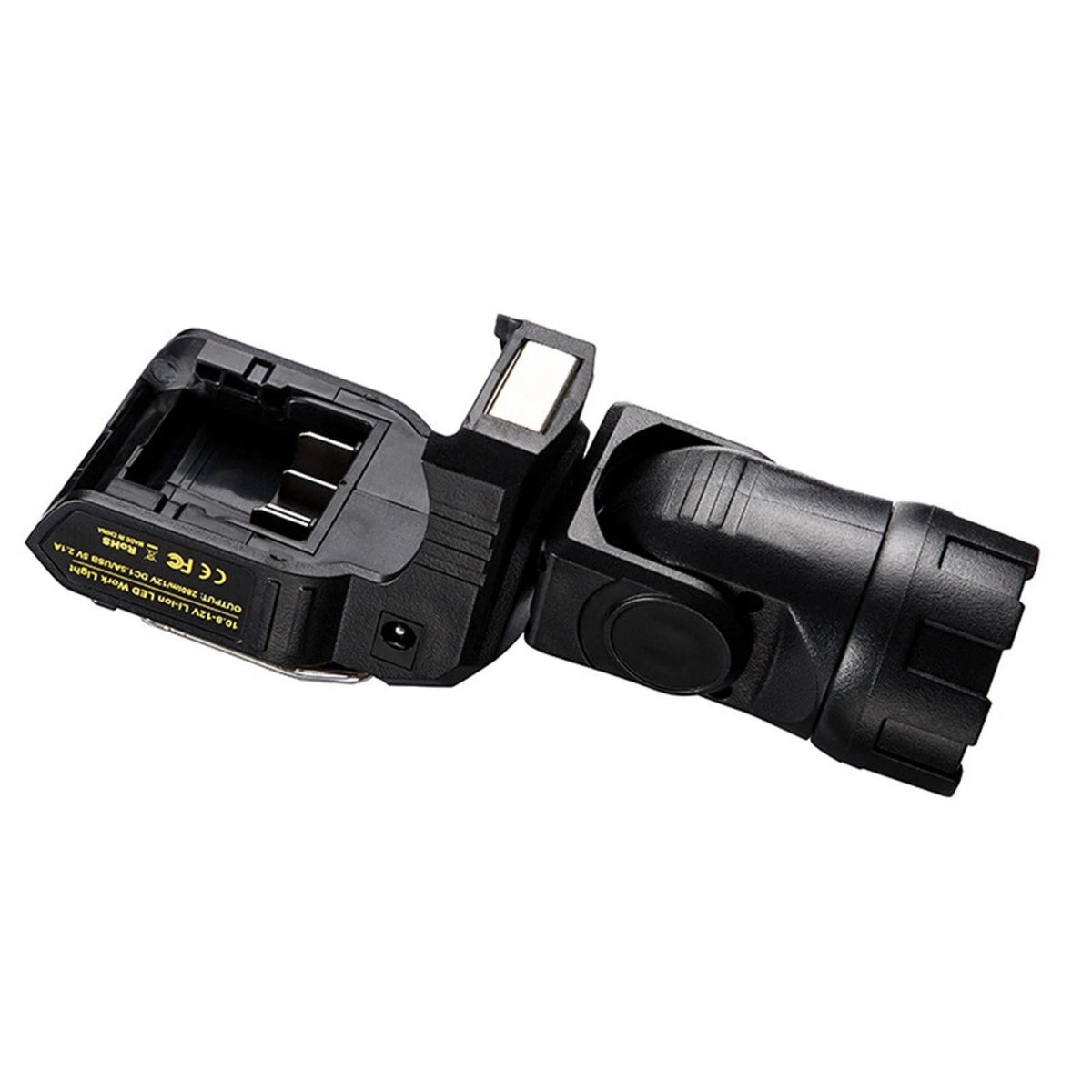 LED Work Light Flashlight Adapter for DeWalt 12V MAX Li-Ion Battery D