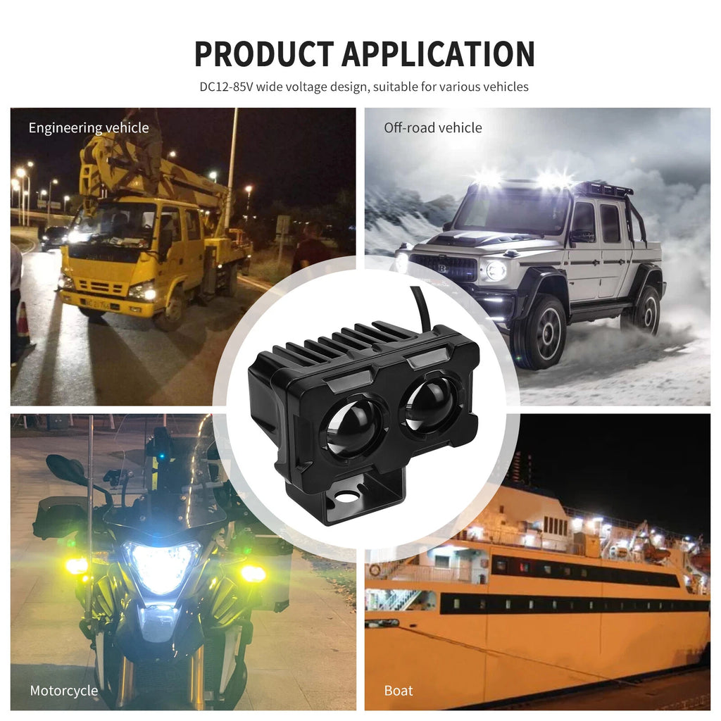 30W LED Worklight for Motorcycle Spotlight (Waterproof)