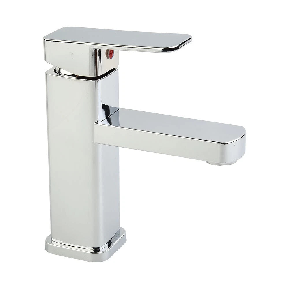 Square Bathroom Tap Mixer with Ceramic Valve for Core Easy