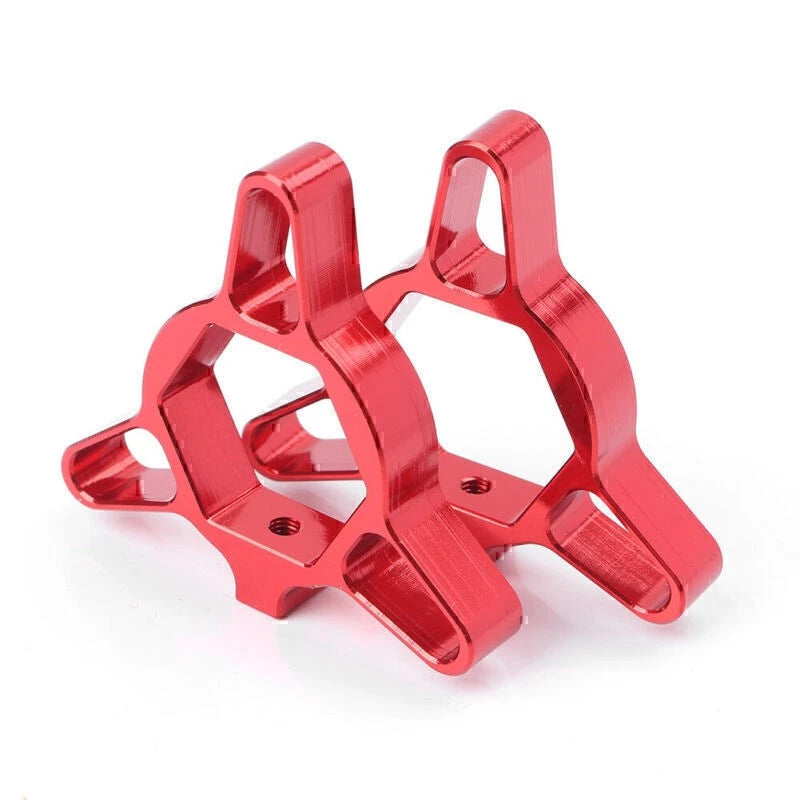 2X Red CNC Suspension 22mm Fork Preload Adjusters Universal Aluminum