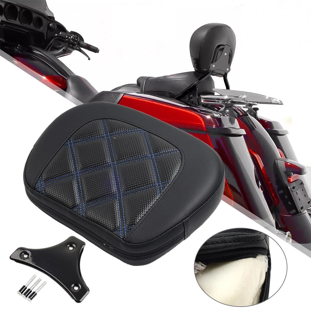 Passenger Sissy Bar Backrest Pad Bracket for Harley Street Glide (2014–2023)