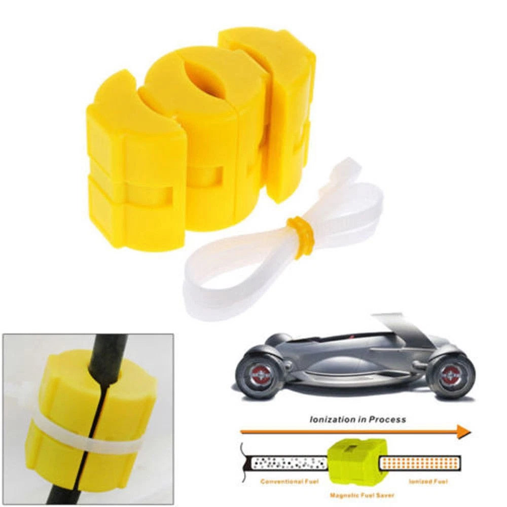 2Pcs Magnetic Fuel Saver for Universal Vehicles (Gasoline)