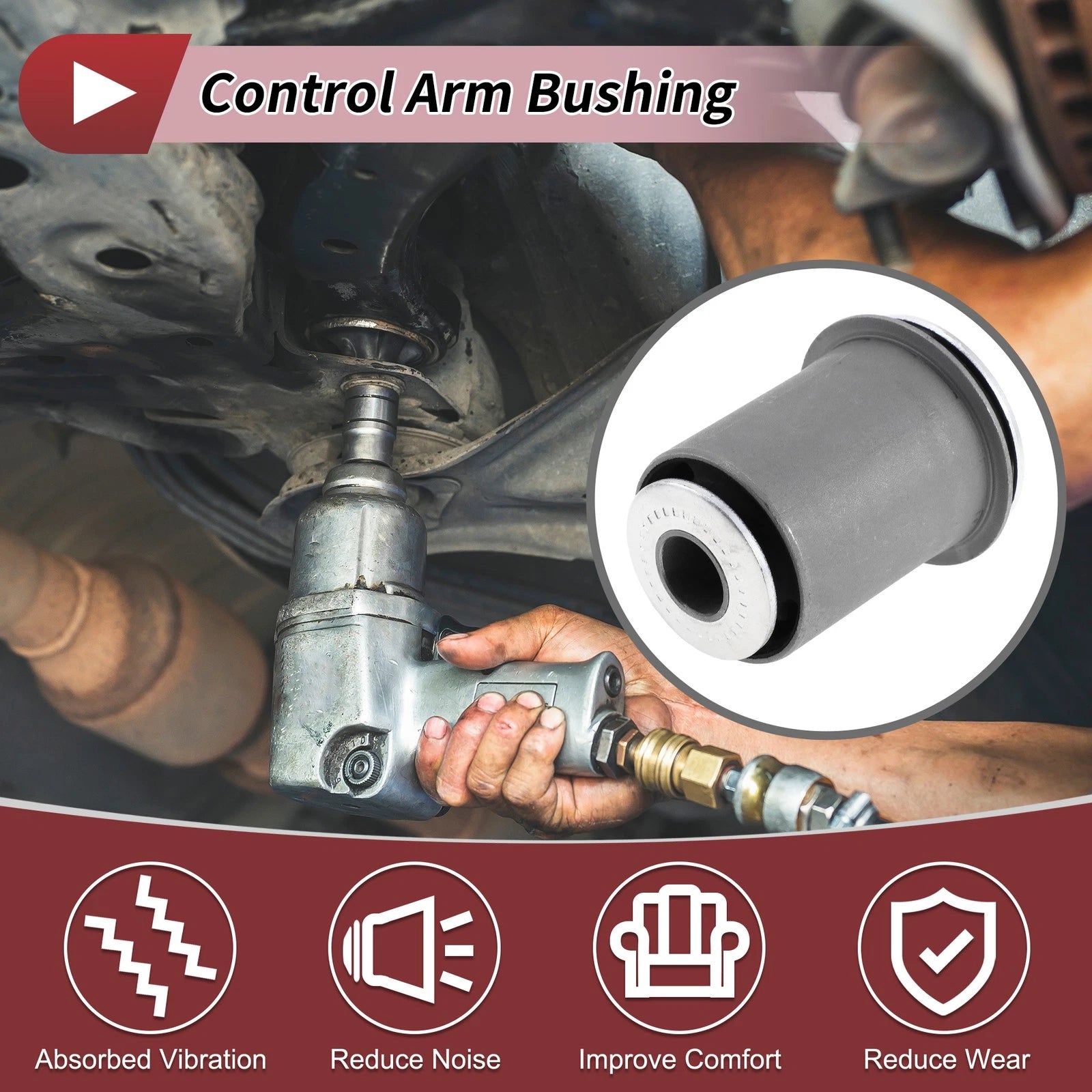 Rear Suspension Control Arm Bushing Replacement for Toyota Dyna (2001–2021)