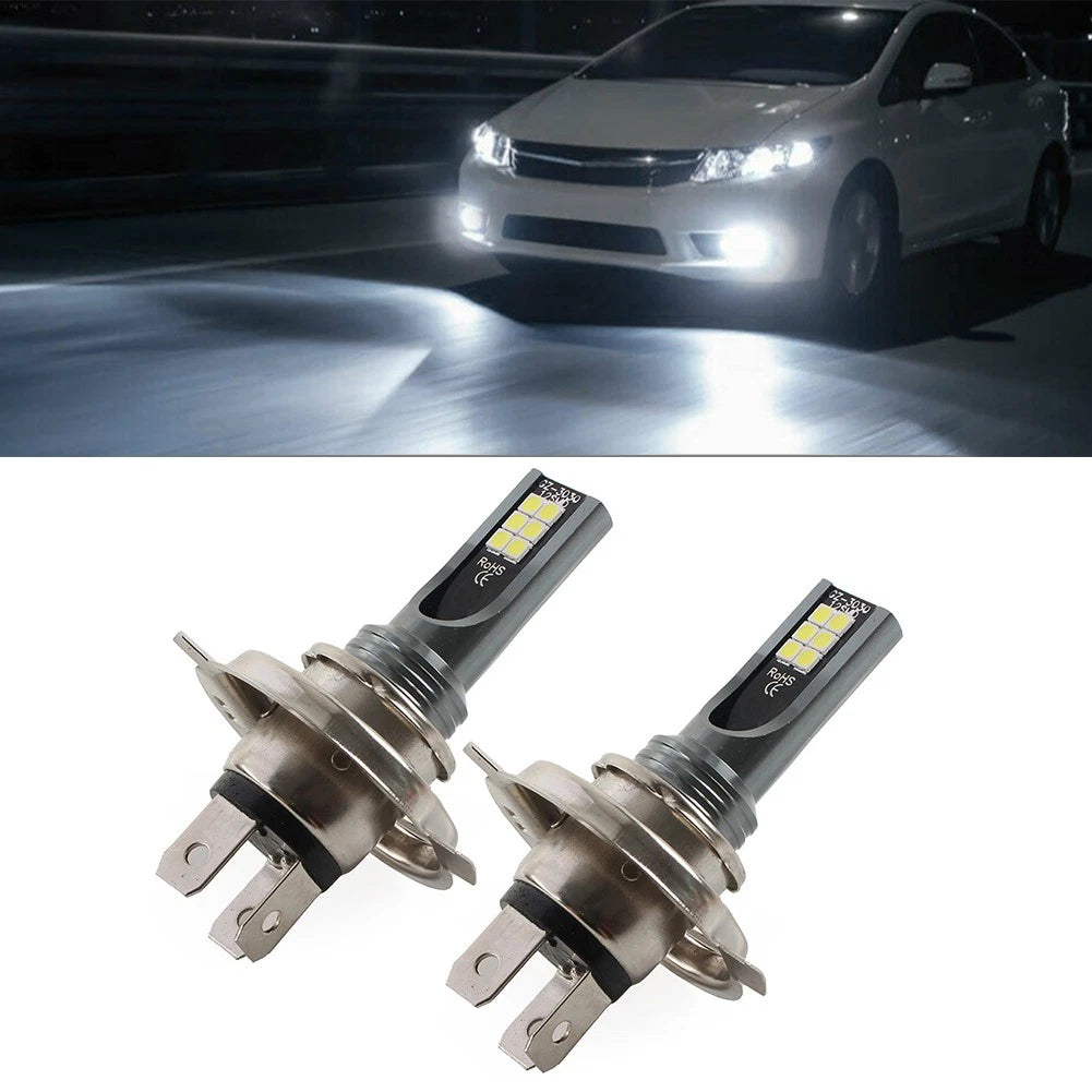 H4 LED Headlight Bulbs Pair for