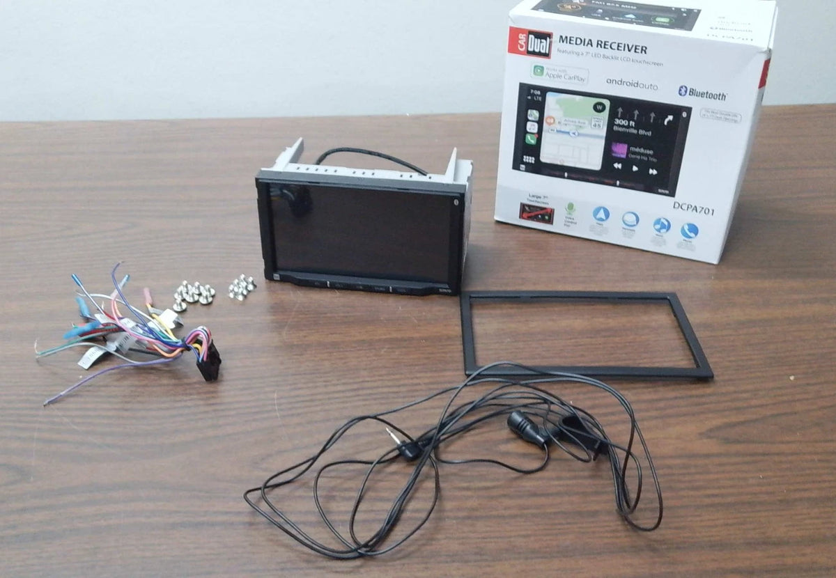 Dual DCPA701-4 7" Double DIN Touchscreen Receiver for (USED)