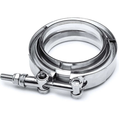 Exhaust Pipe Connector with V Flange Clamp for Cars 3.5in & 4in
