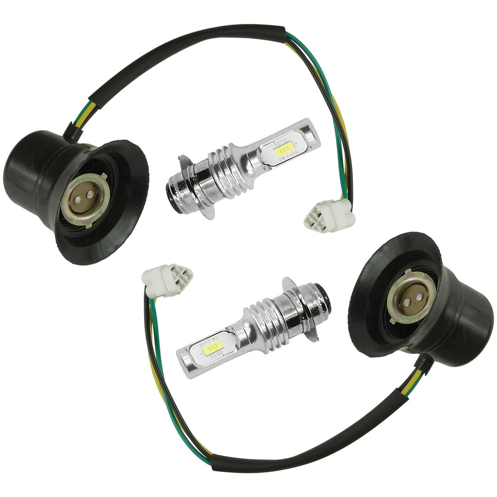 Headlight Bulb LED Replacement for Yamaha Wolverine 350 YFM350FX (2003–2005)