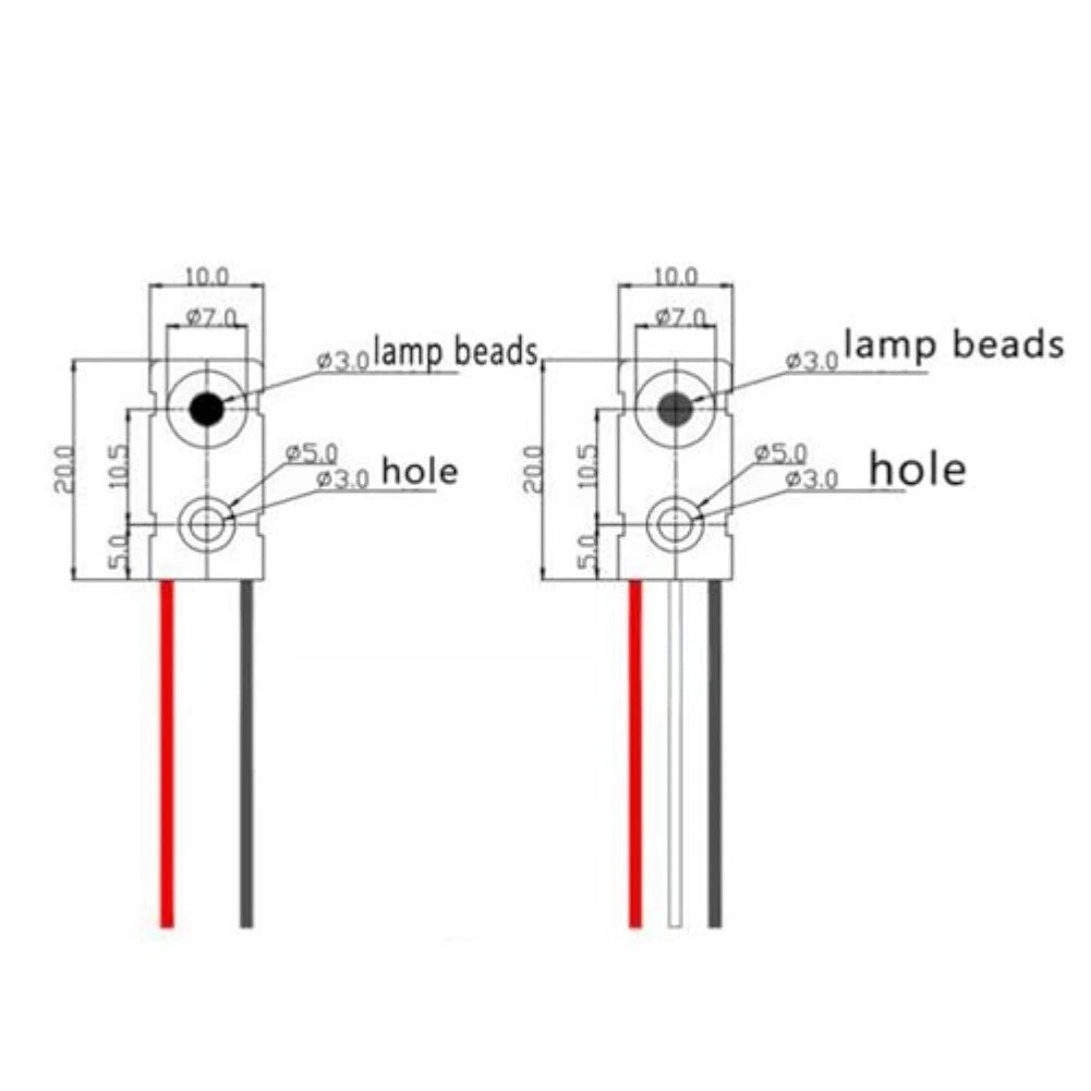IR Break Beam Sensor 3MM Module Photoelectric Switch DC 5V for