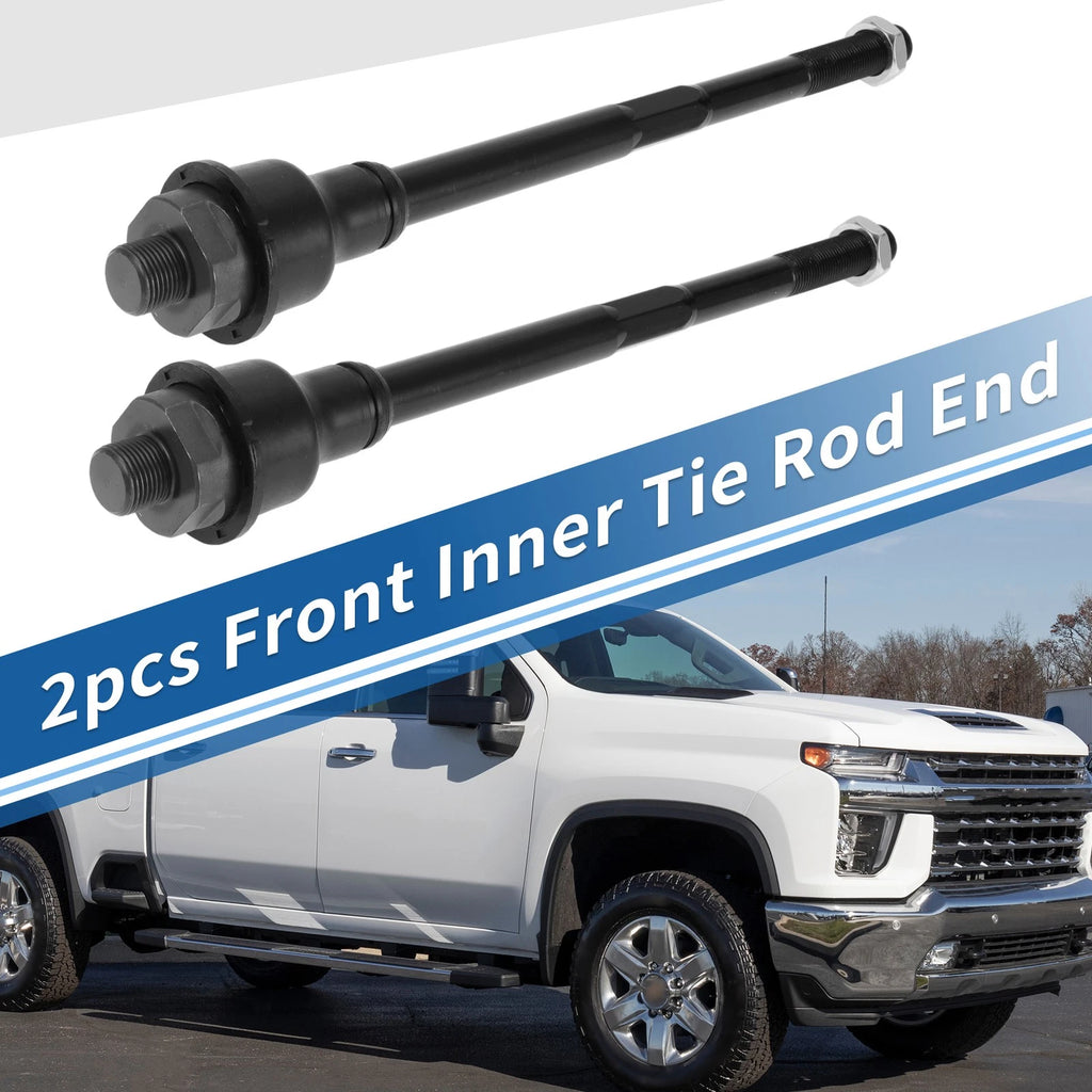 2pcs Front Inner Tie Rod End Links for Chevrolet Silverado 2500 HD (2011-2019)