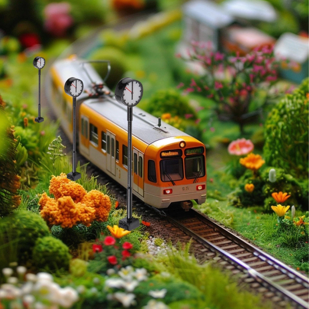 Model Light Platform Clock Lamp Kit for Model Railway
