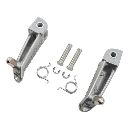 Front Driver Footpegs Footrests for Suzuki GSXR600 (2001–2005), GSXR750 (2000–2005)