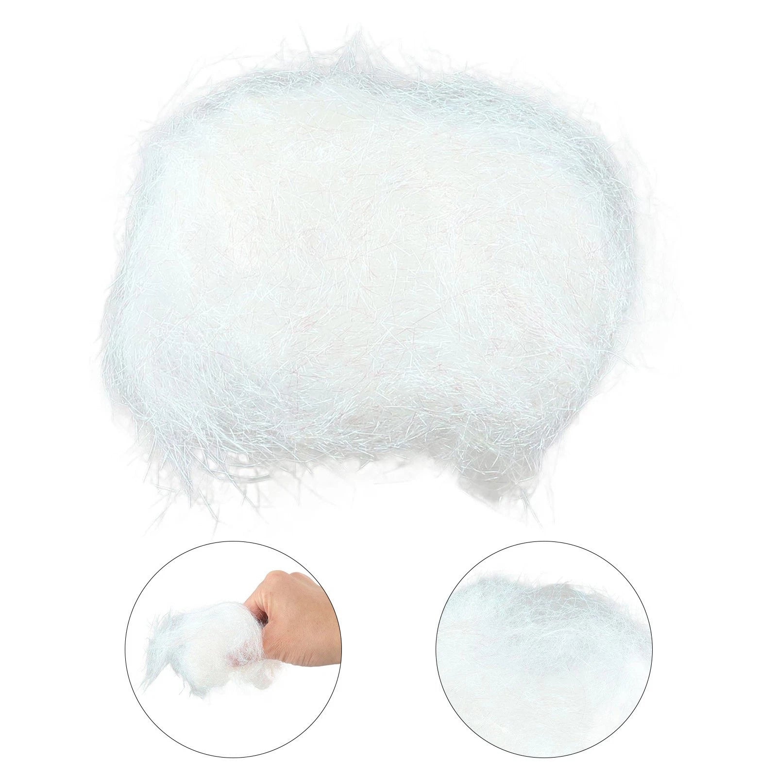 2X Ice Silk Fish Streamer Flash Dubbing for Fly Tying