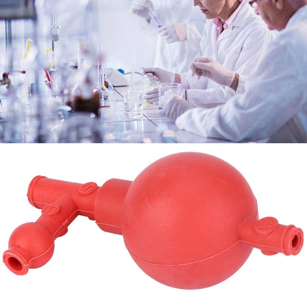 Rubber Pipette Filler with Three Valve for Lab Pipette Handling