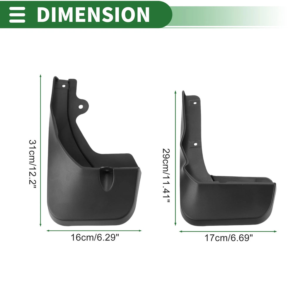 Mud Flaps Splash Guards Front Rear Set for Lexus RX (2009–2015)
