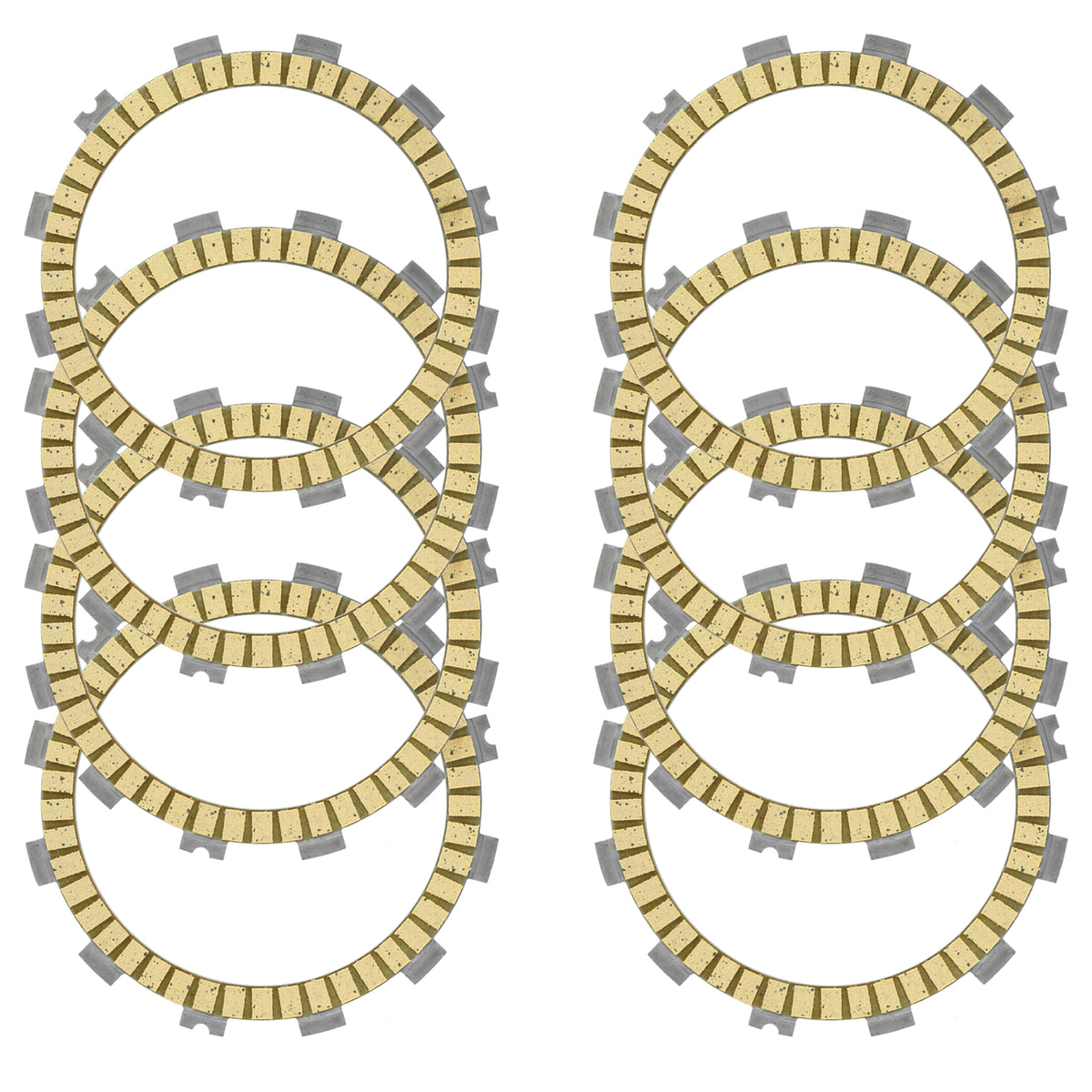 Clutch Friction Plates Replacement for Suzuki RM125 (2002–2008) RM-Z250 (2004–2017)
