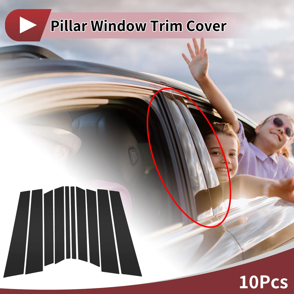 10 Pcs Door Pillar Window Trim Replacement for Mercedes-Benz R-Class (2006–2015)