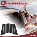 10 Pcs Door Pillar Window Trim Replacement for Mercedes-Benz R-Class (2006–2015)