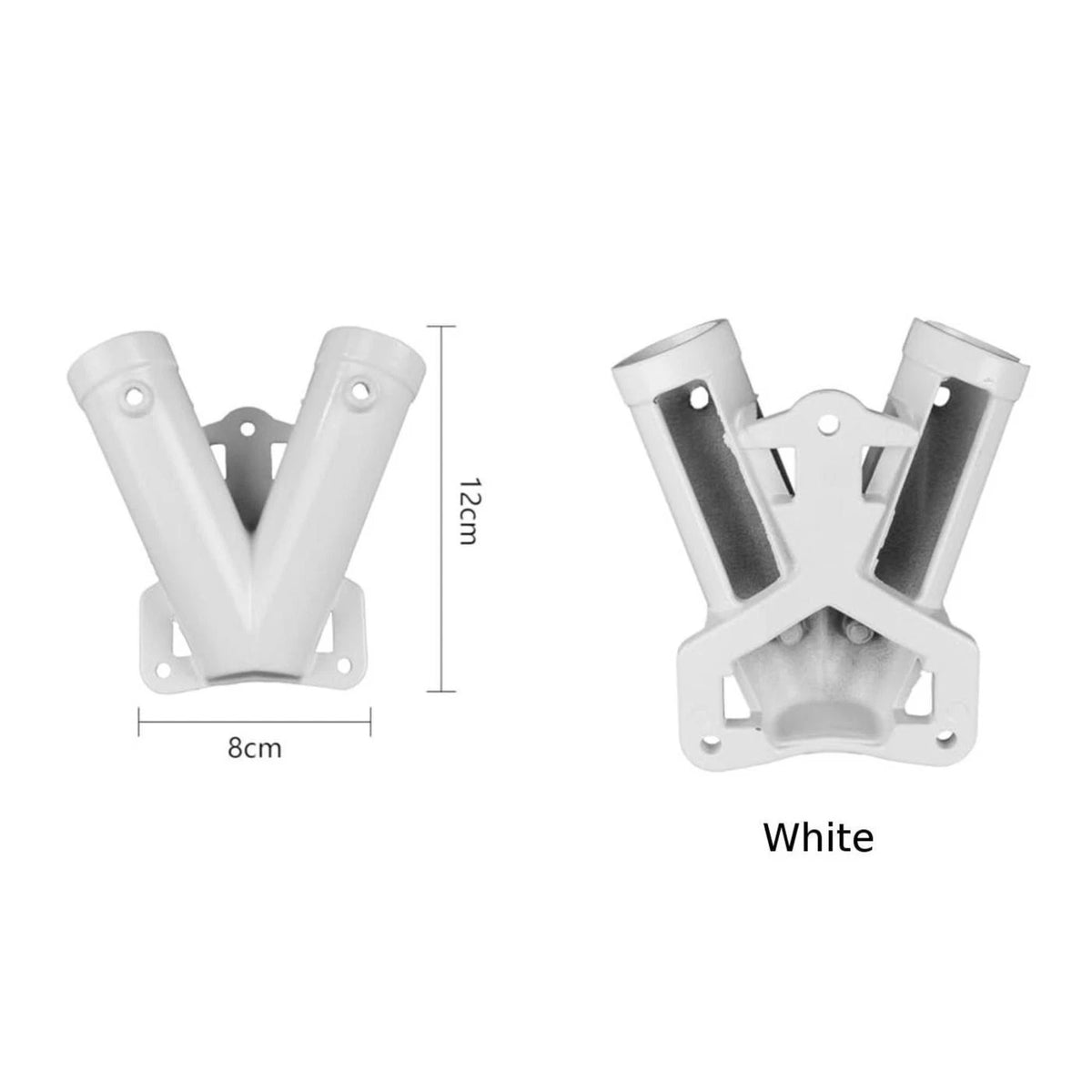 Double Flag Bracket for Heavy Duty Flag Pole - Enhanced Stability Design