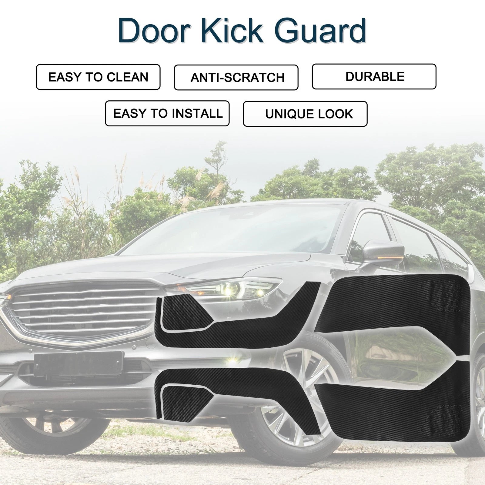 Door Kick Guard Replacement for Mazda CX-8 (2018–2025) Front Rear Set