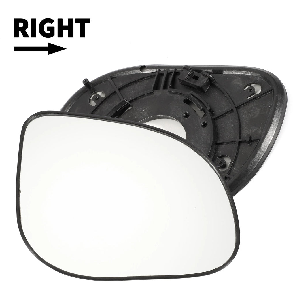 Right Side Mirror Glass Non Heated with Backing for Hyundai i10 (2011–2013)