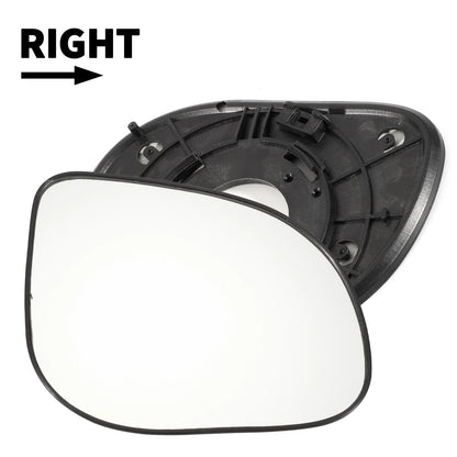 Right Side Mirror Glass Non Heated with Backing for Hyundai i10 (2011–2013)
