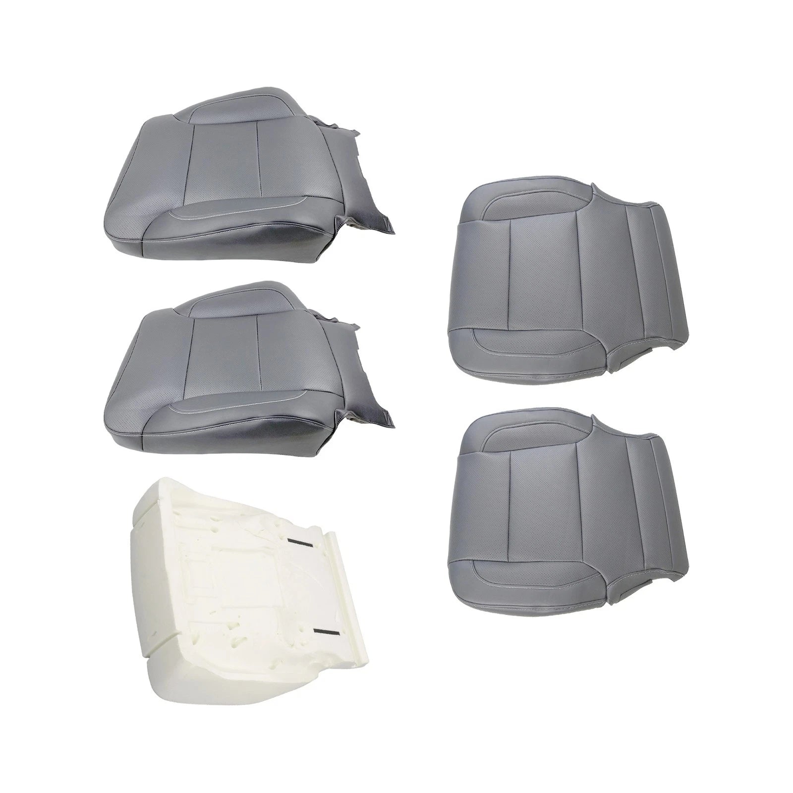 Front Seat Cover & Driver Foam Cushion for Chevy GMC (2014–2019)