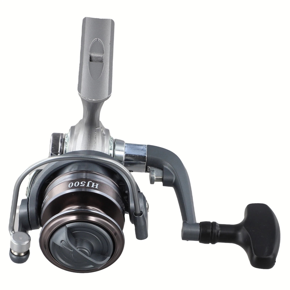 Fishing Reel 500 800 1000 with Interchangeable Handles for Left/Right Users