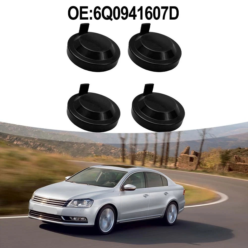 Set of 4 Headlight Seal Covers for Compatible Models 6Q0941607D