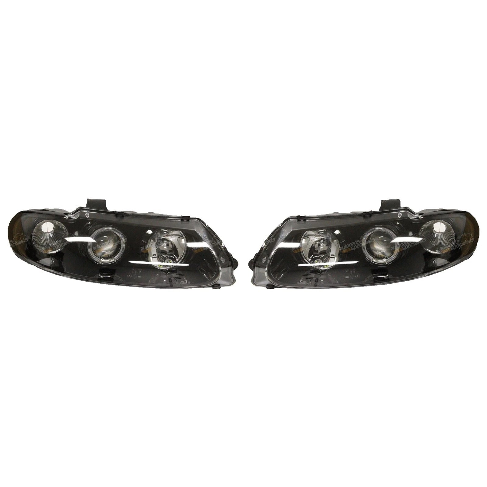 2X Black Projector Headlights for Holden VT Commodore/Calais (1997–2000)