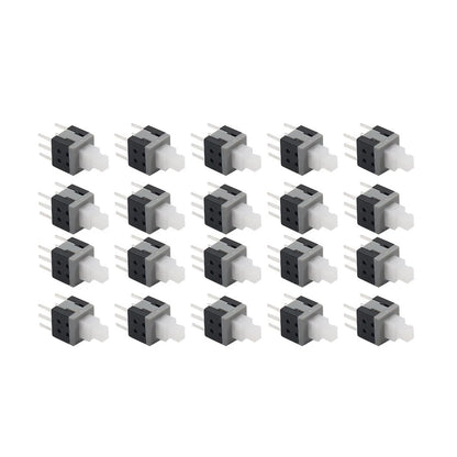 20PCS 5.8x5.8x10mm Tactile Push Button Switch Latching