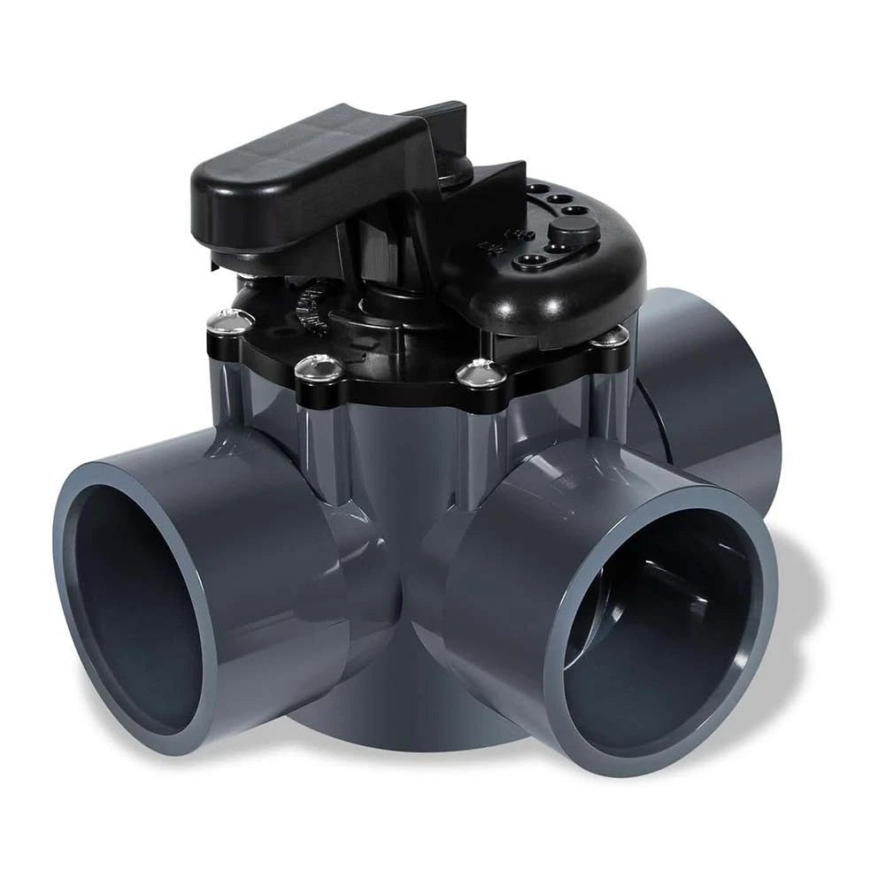 2 Inch PVC 3 Way Diverter Valve for Pentair Pool Systems