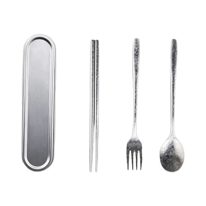 Set of 4 Lightweight Pure Titanium Tableware Rust Resistant