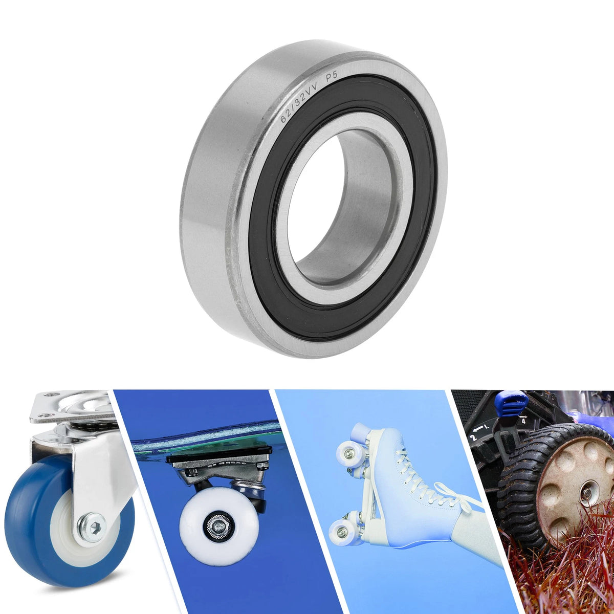 Deep Groove Ball Bearing P5 for Scooter Skateboard Wheel (32x65x17mm)