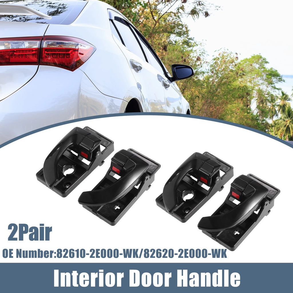 Interior Door Handle Left Right Pair for Hyundai Tucson (2005–2009)