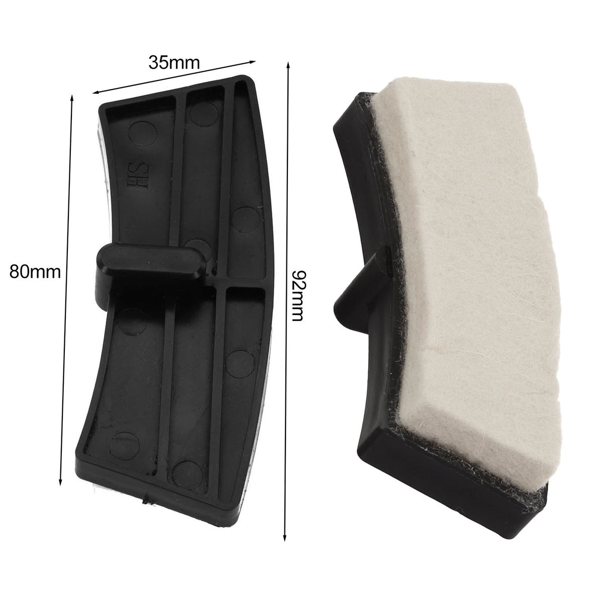 Noise Reducing Brake Pads for Exercise Bikes (No Part Numbers Supplied)
