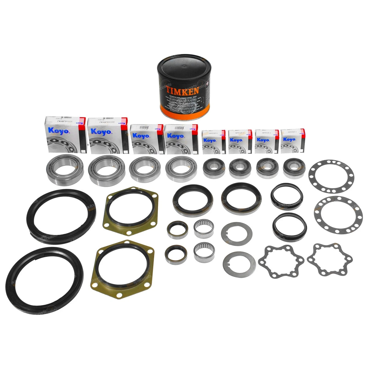 Swivel Hub Overhaul Kit with Wheel Bearings & Seals for Ford Maverick (DA)