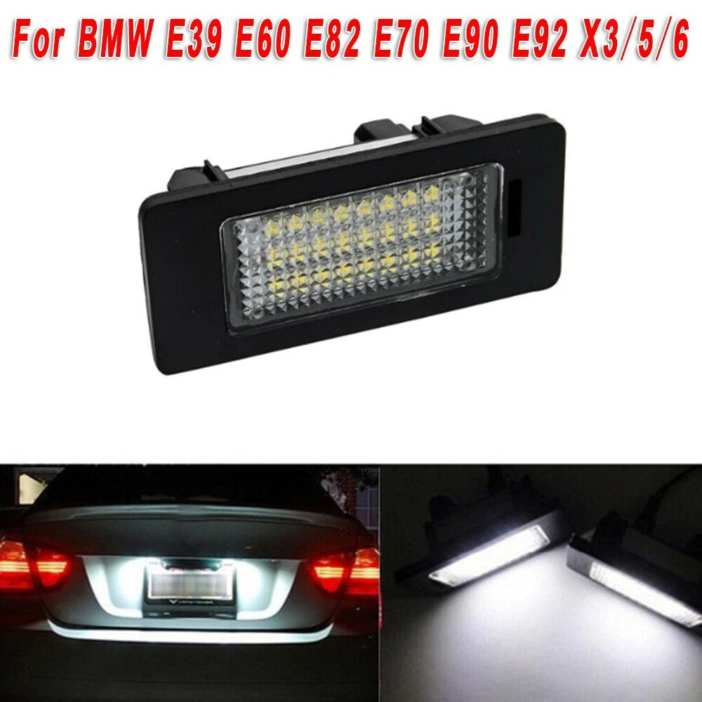 License Plate Light Bulb for BMW E39 E60 E82 E70 E90 E92 (2000–2012)