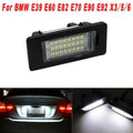 License Plate Light Bulb for BMW E39 E60 E82 E70 E90 E92 (2000–2012)