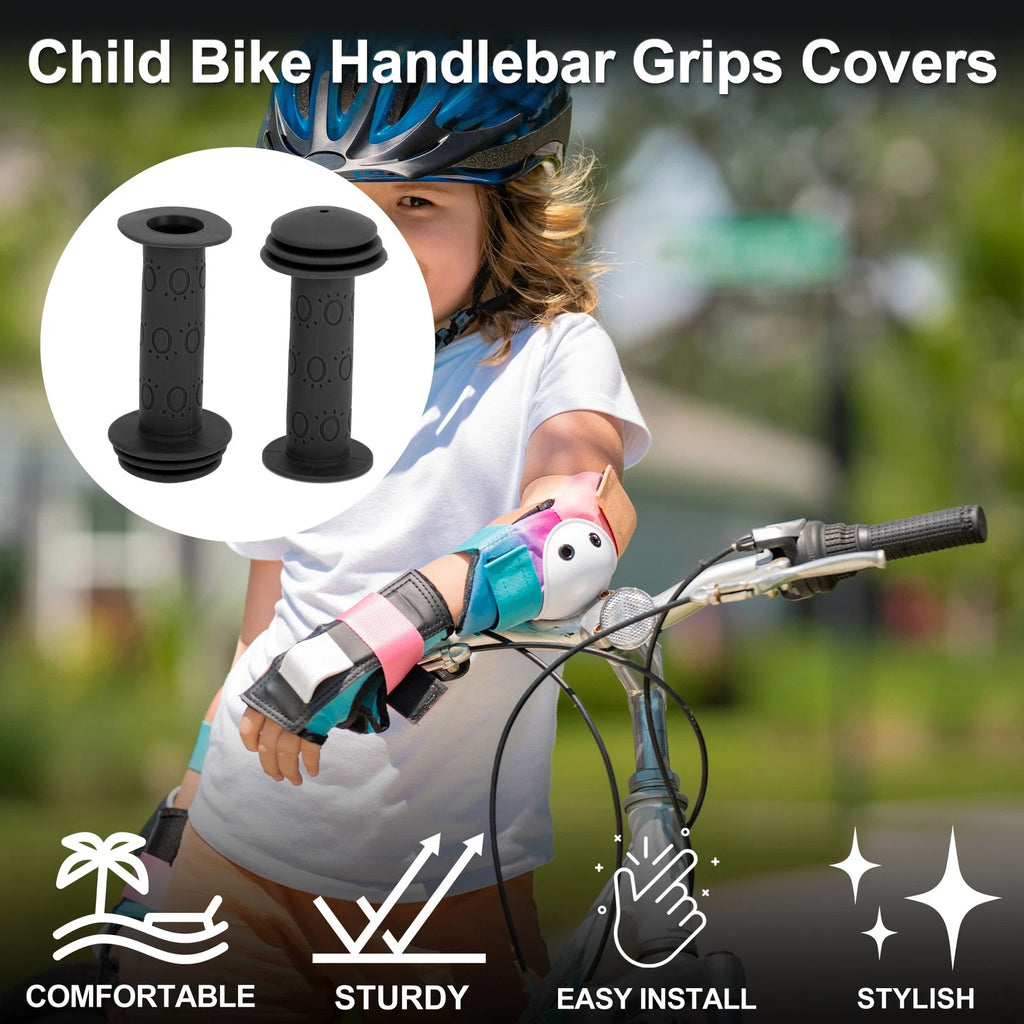 Bike Handlebar Grip Covers 105mm Soft MTB End Grips Protector for 1 Pair