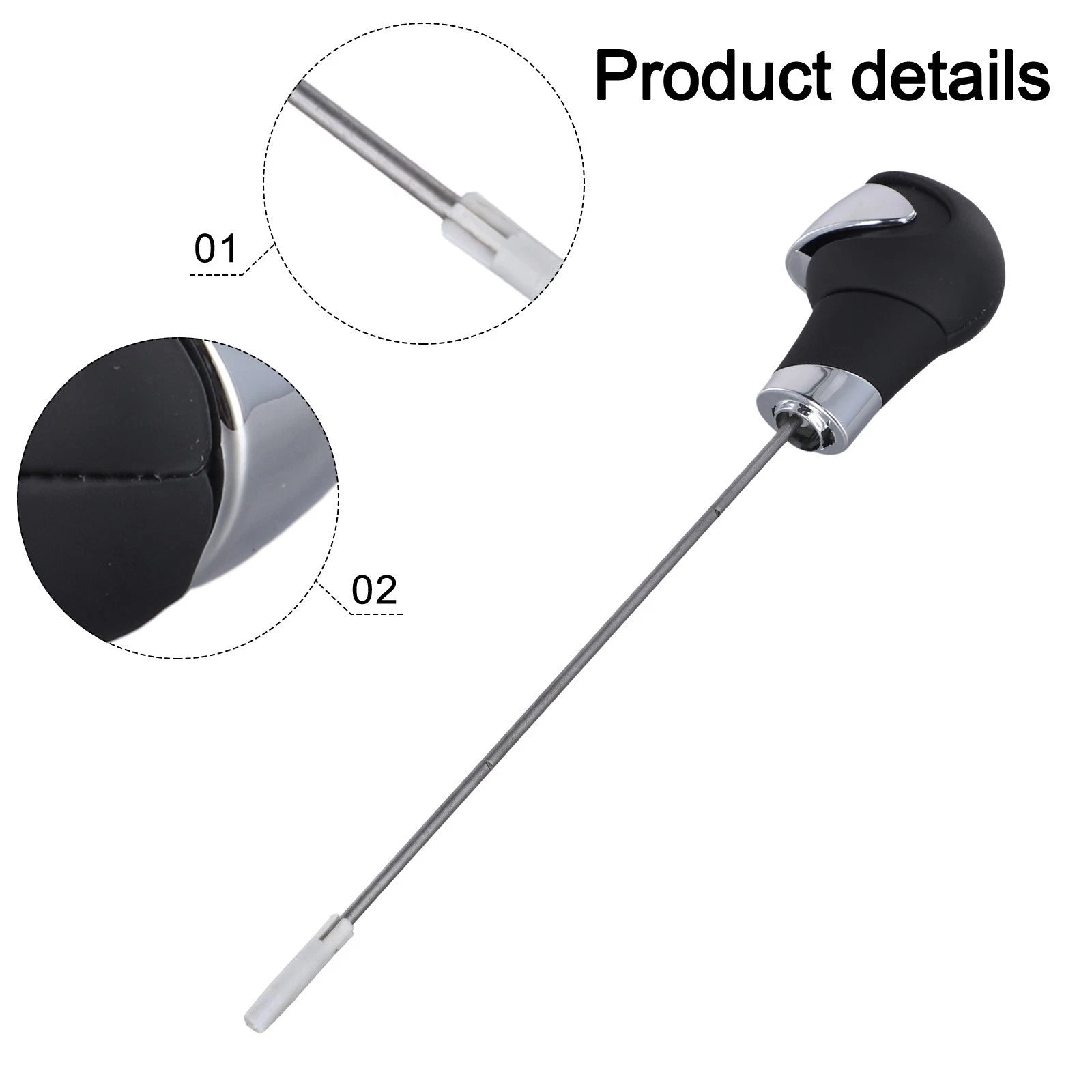 Automatic Gear Shift Knob for - ABS, Metal, Leather
