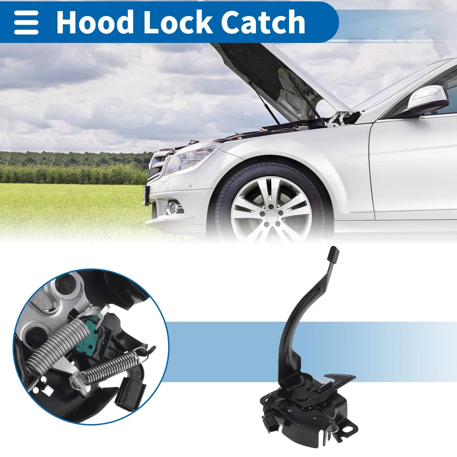 Hood Latch Assembly Replacement for Honda HR-V (2016–2022)