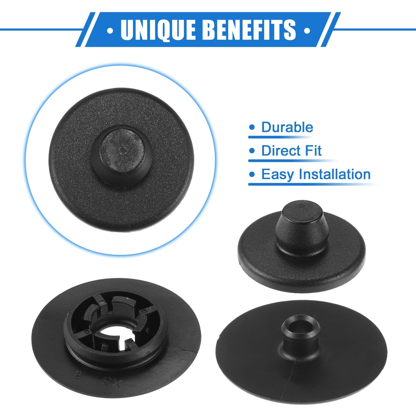 Car Holder Retainer Kit Replacement Compatible for Volkswagen Audi Plastic Black (Fits)