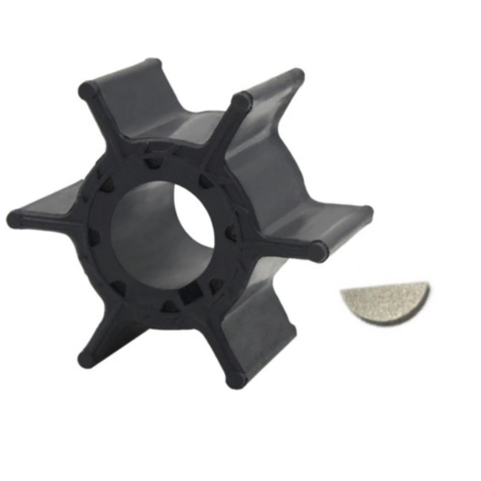 Water Pump Impeller with Key for Mercury Mariner 9.9 15 hp (47-84027M, 47-96619)