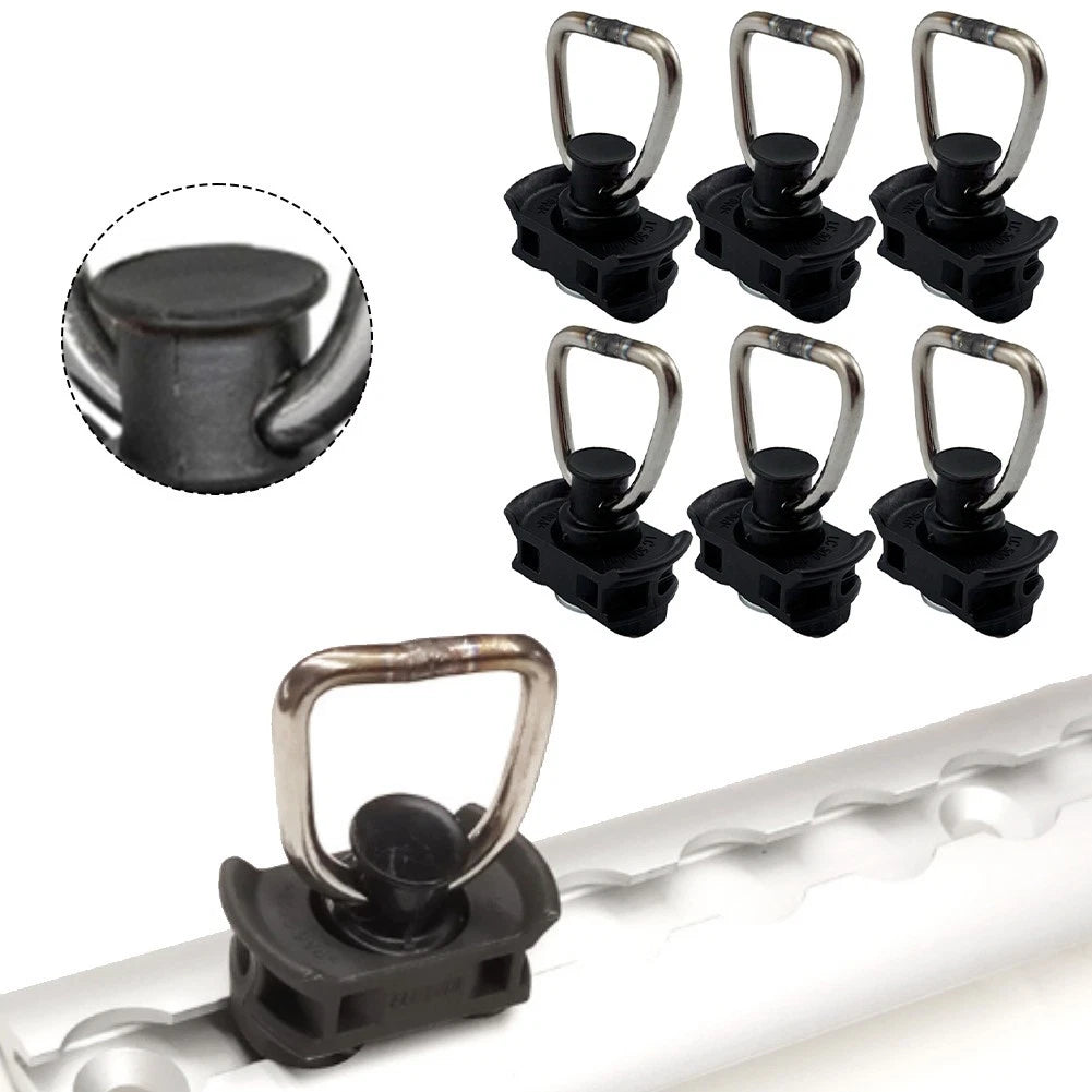 6pcs Stainless Steel Track Lock End Buckles for RV Trailer