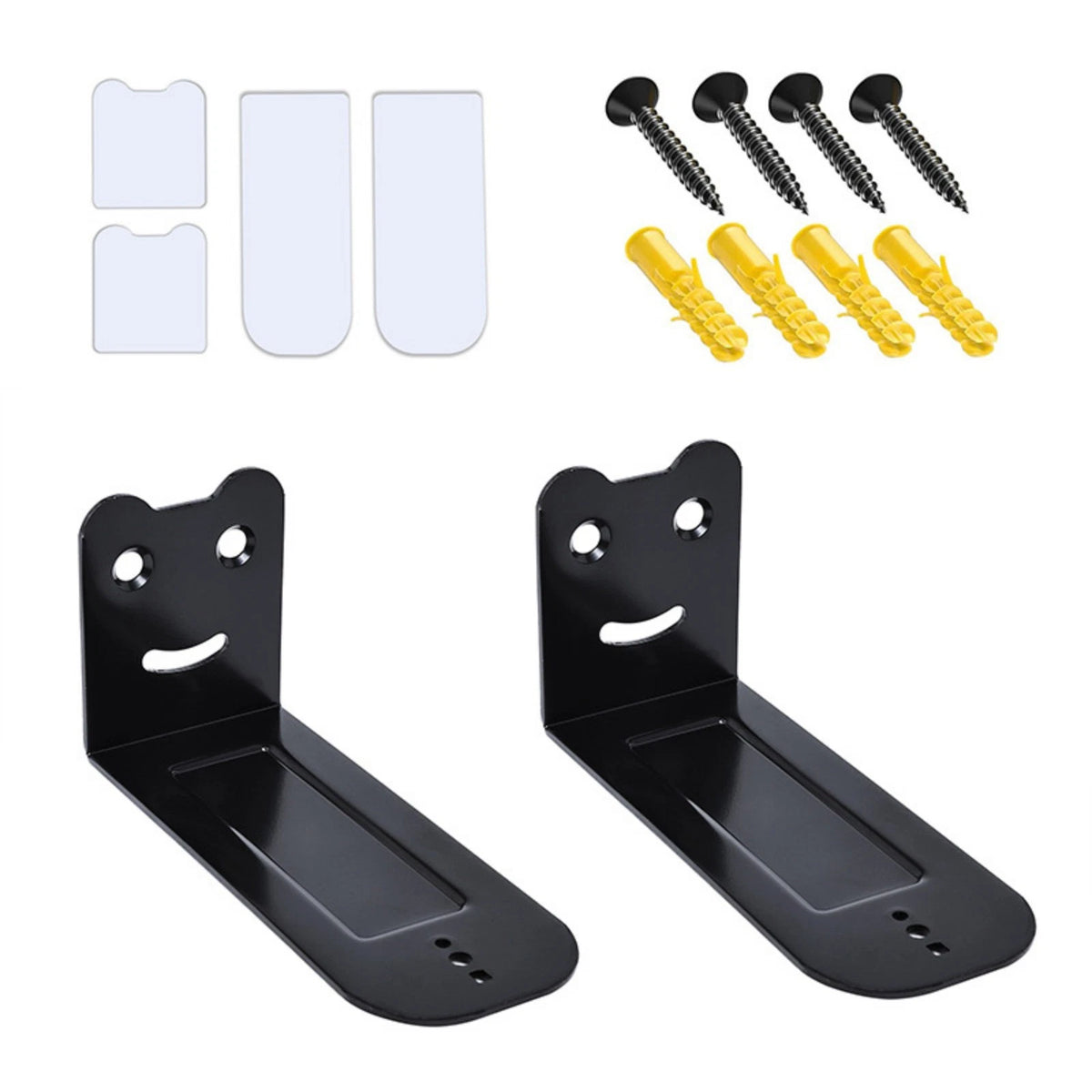 Sound Bar Wall Mount Bracket Kit for Universal Fit (Metal)
