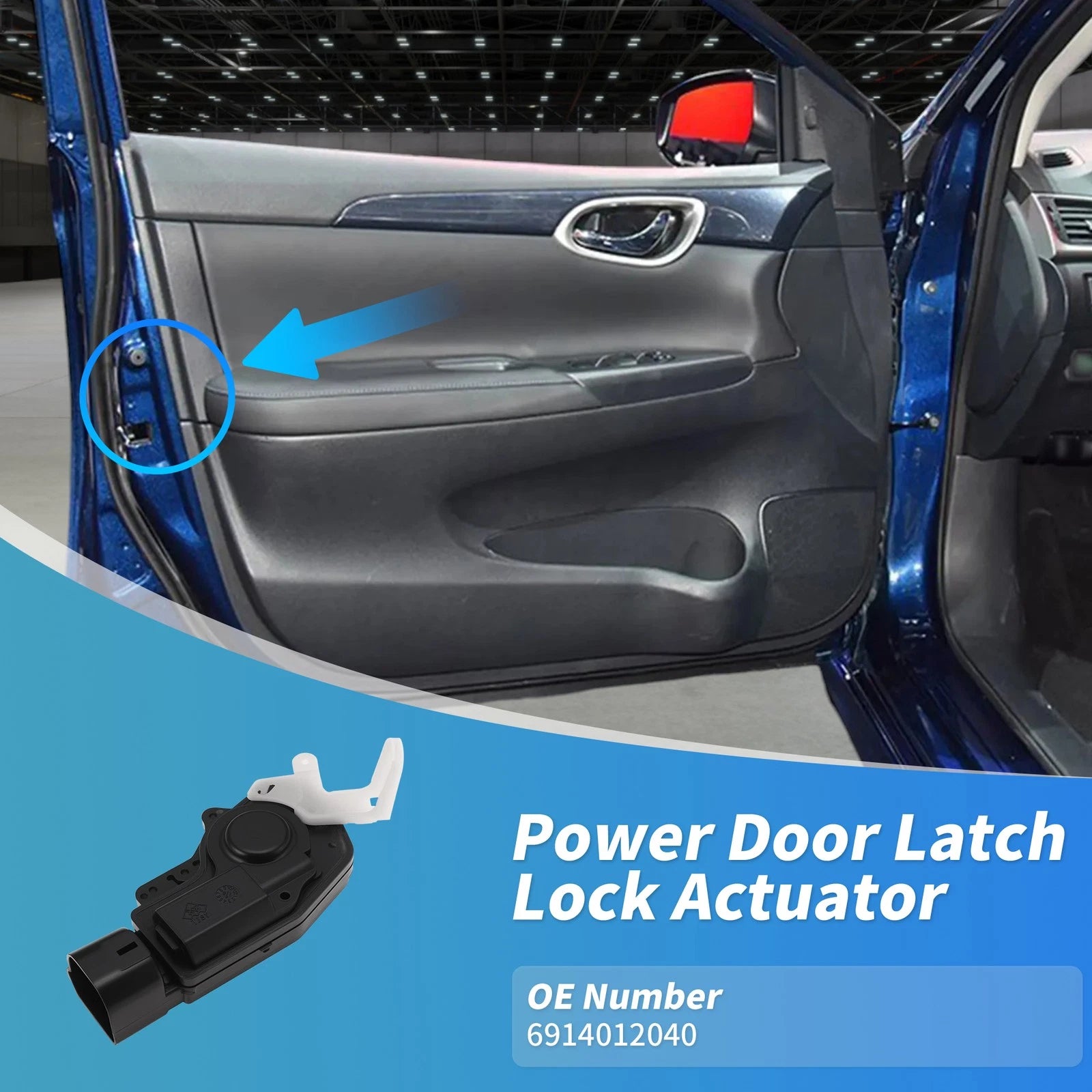 Rear Left Power Door Lock Actuator Replacement for Toyota Avensis Verso (2001–2009)